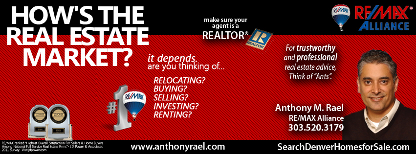 Anthony Rael's Facebook Wall - "How's Denver's Real Estate Market?"