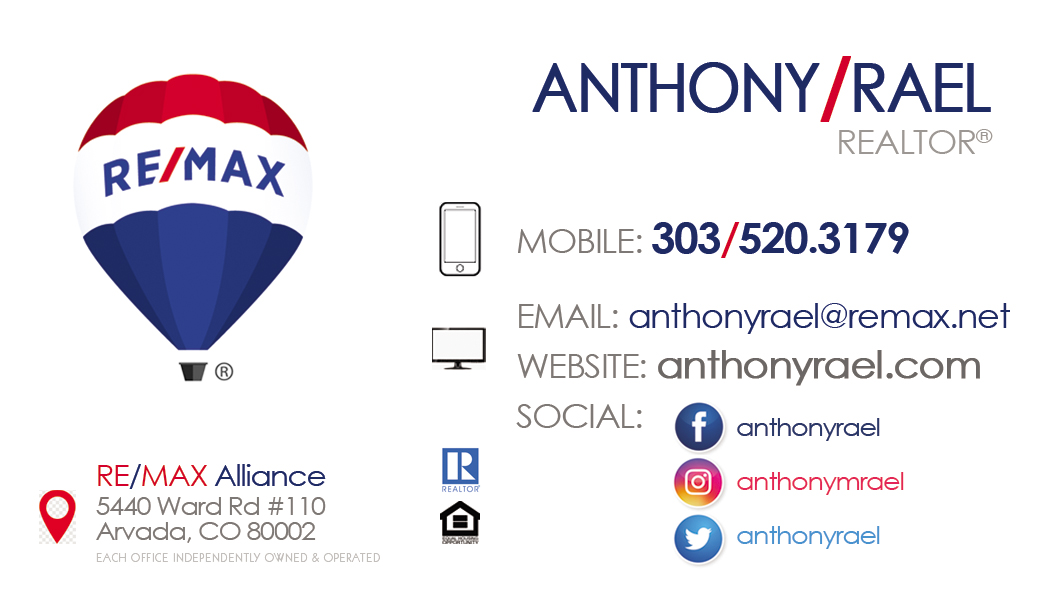 REMAX Denver Colorado Real Estate Agent Anthony Rael | When Experience Matters - 'Just Call Ants' - Residential Real Estate | New Home Construction | Relocation | First-Time Buyers | Investment Properties | Home Loans | Market Statistics