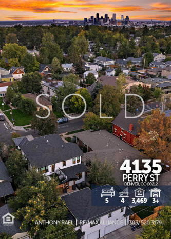 SOLD | 4135 Perry St | Denver CO 80212 | Custom Two-Story Home with income-producing ADU in Berkeley Neighborhood
