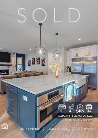 SOLD | 4135 Perry St | Denver CO 80212 | Custom Two-Story Home with income-producing ADU in Berkeley Neighborhood