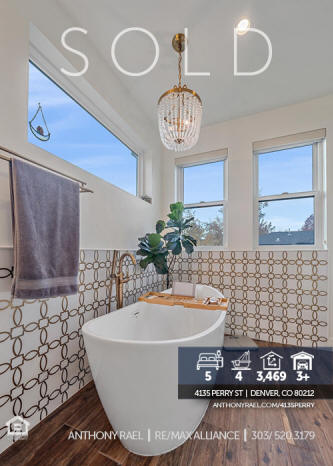 SOLD | 4135 Perry St | Denver CO 80212 | Custom Two-Story Home with income-producing ADU in Berkeley Neighborhood